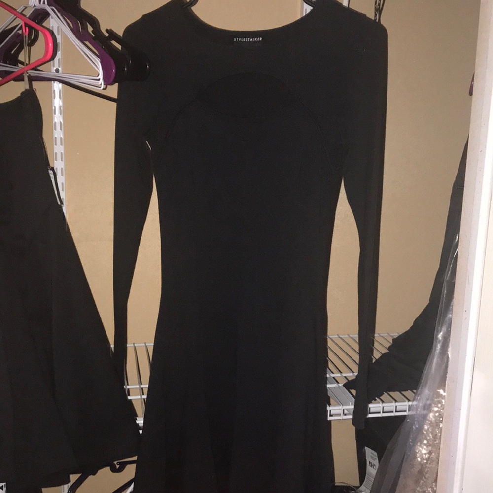 Keyhole a-line dress